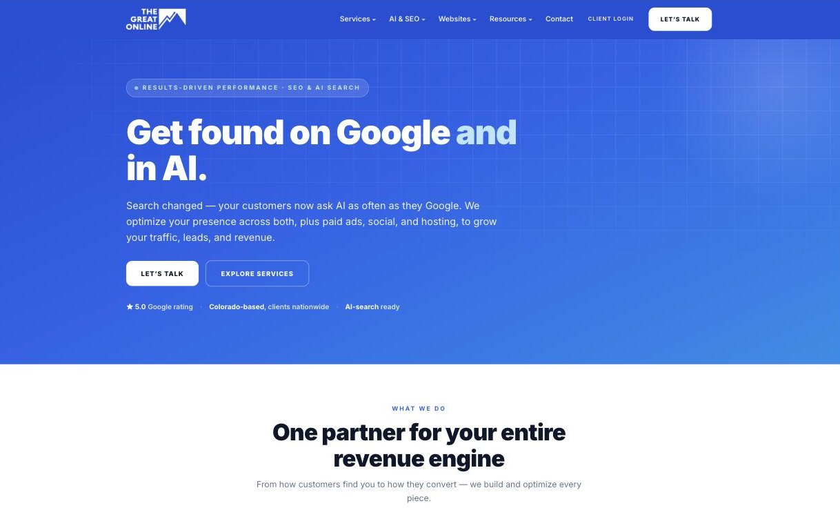 Homepage — after